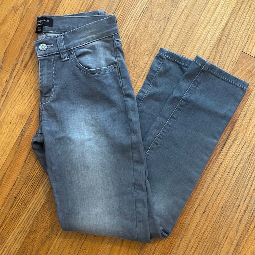 Banana Republic Skinny Fit Gray Jeans